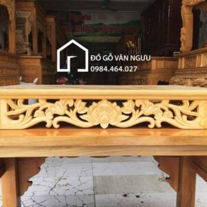 Bàn Thờ Treo Tường Gỗ Pơ Mu BTT-2