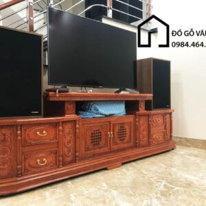 Kệ Tivi Vát Gỗ hương KTV-4