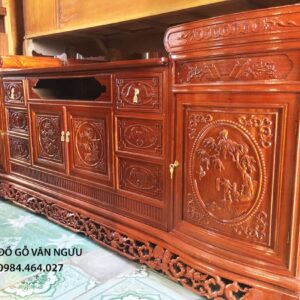 Kệ Tivi Vị Tiền Gỗ Lát KTV-8