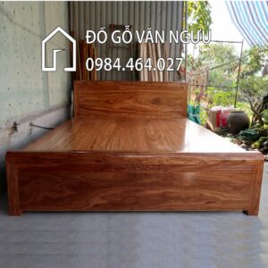 Giường Ngủ Gỗ Hương Xám GN01 (1)