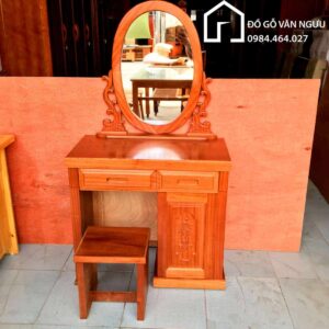 Bàn Phấn Gỗ Xoan Đào BP-4