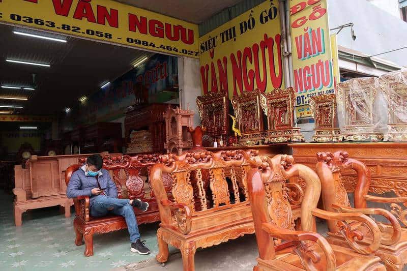 Vách Gỗ Phòng Thờ VN13