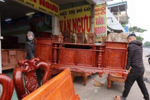 Tấm CNC Bàn Thờ Ốp Hậu VN15