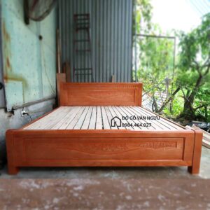 giường ngủ gỗ sồi gn08 giữa