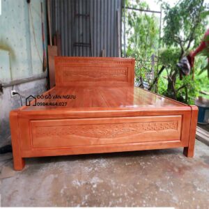 Giường ngủ gỗ sồi gn07 trái