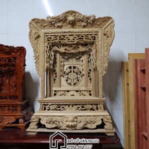 Khám Thờ Cổ Gỗ Dổi KT10 (1)