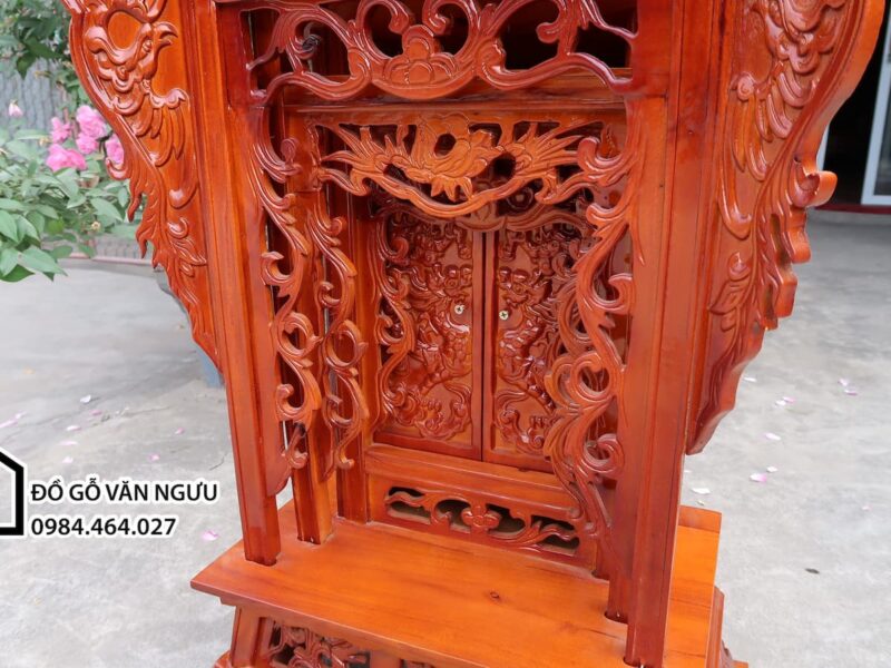 Khám Thờ Gia Tiên Gỗ Mít KT12 (1)