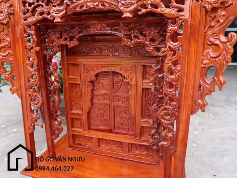 Khám Thờ Gỗ Mít KT09 (2)