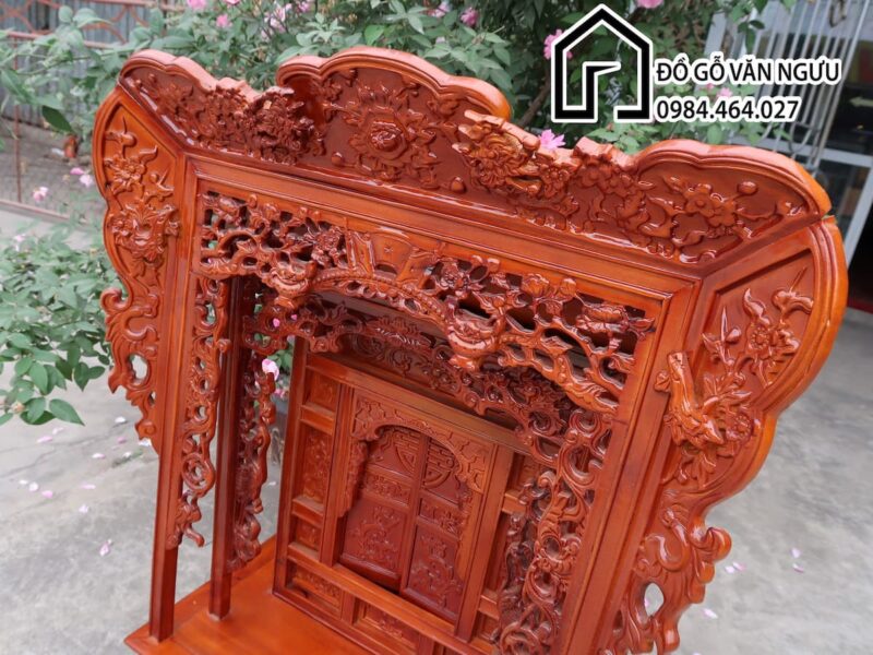 Khám Thờ Gỗ Mít KT09 (2)
