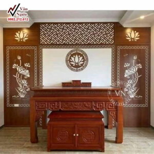 Tấm CNC Phòng Thờ Ốp Hậu VN10