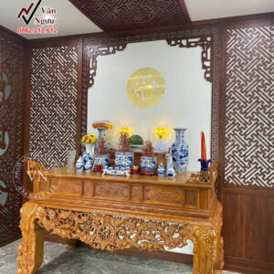 Vách CNC Phòng Thờ Đẹp Chữ Phúc VN07