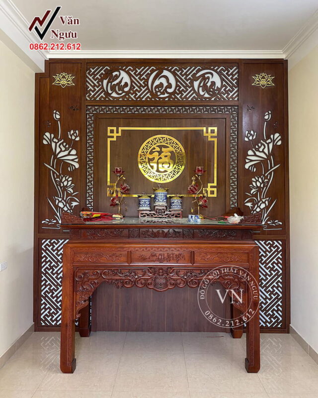 Vách Gỗ Phòng Thờ VN13