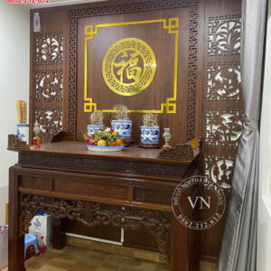 Vách Sau Bàn Thờ Tứ Quý VN03