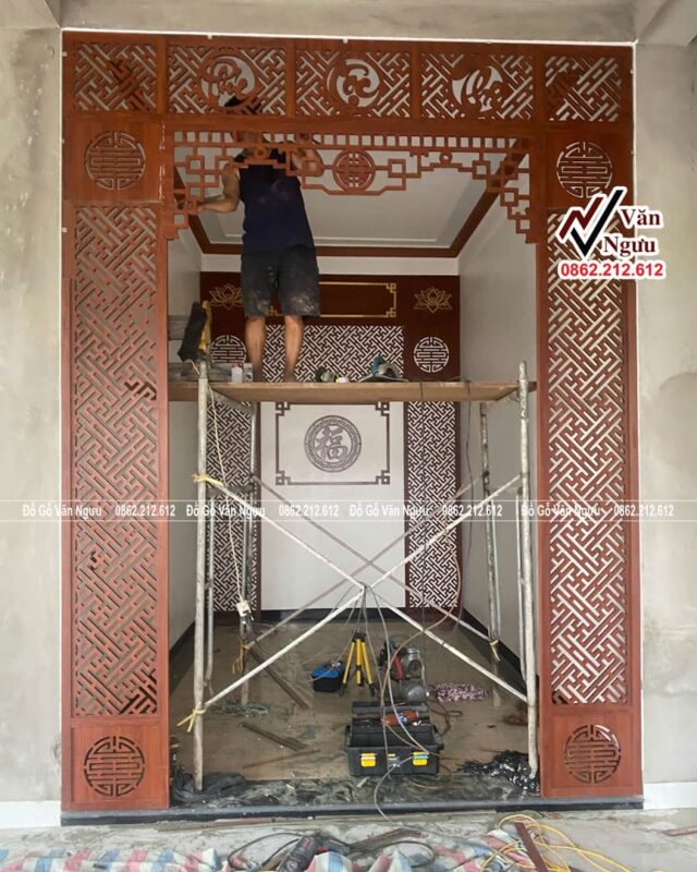 Vách Trang Trí Phòng Thờ VN16