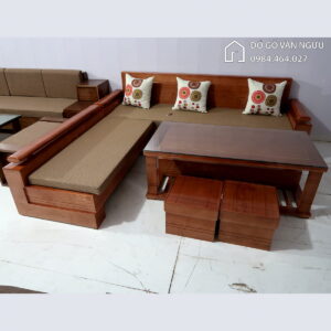 Bộ Bàn Ghế Chữ L Gỗ Sồi SF22