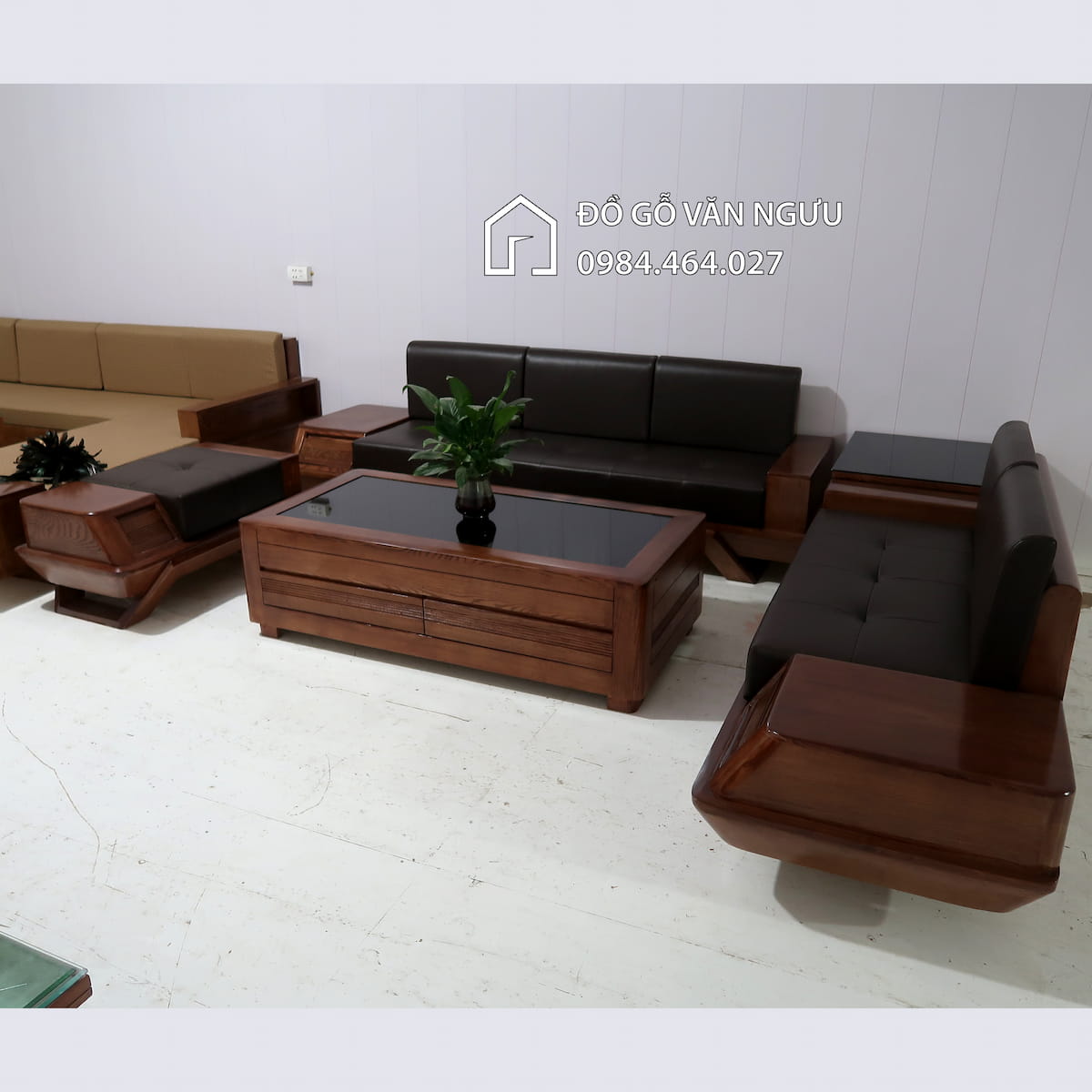 121+ Mẫu bàn ghế sofa gỗ sồi giá rẻ, hiện đại, sang trọng cho phòng khách