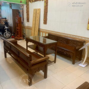 Bàn Ghế Tràng Kỷ Gỗ Lim Tk04