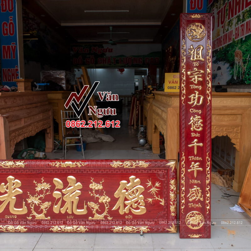 hoành phi câu đối ở chùa