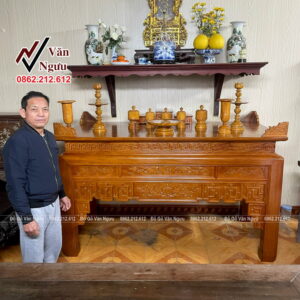 cách bố trí bàn thờ thần linh và gia tiên