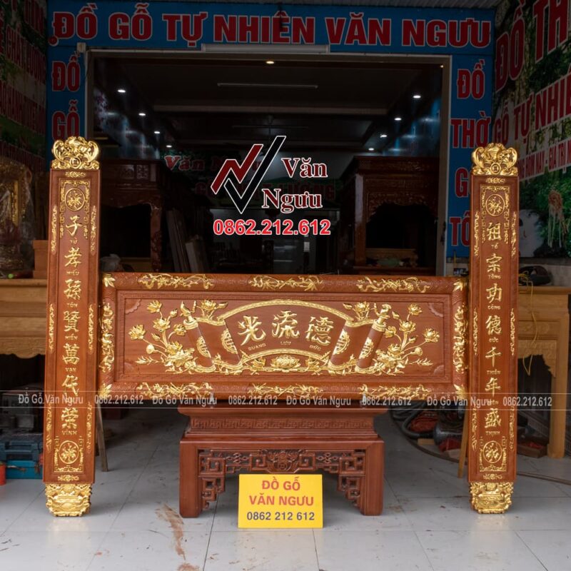 kích thước cuốn thư câu đối
