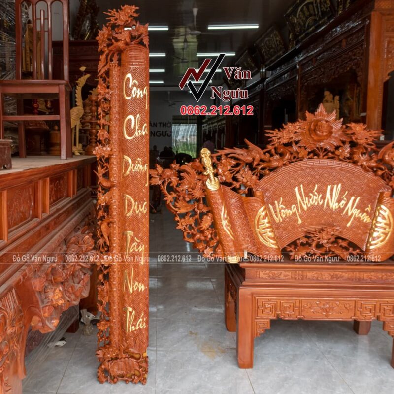  Câu đối thờ gia tiên chữ Việt
