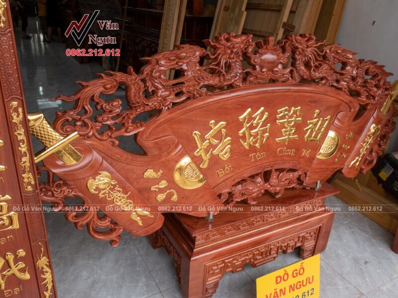 kích thước cuốn thư câu đối