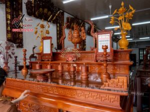 Bàn Thờ Triện Sen 3 Tầng BT78