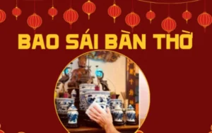 Văn khấn bao sái bàn thờ chuẩn phong tục Việt