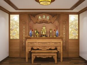 Bàn thờ phật gồm những gì