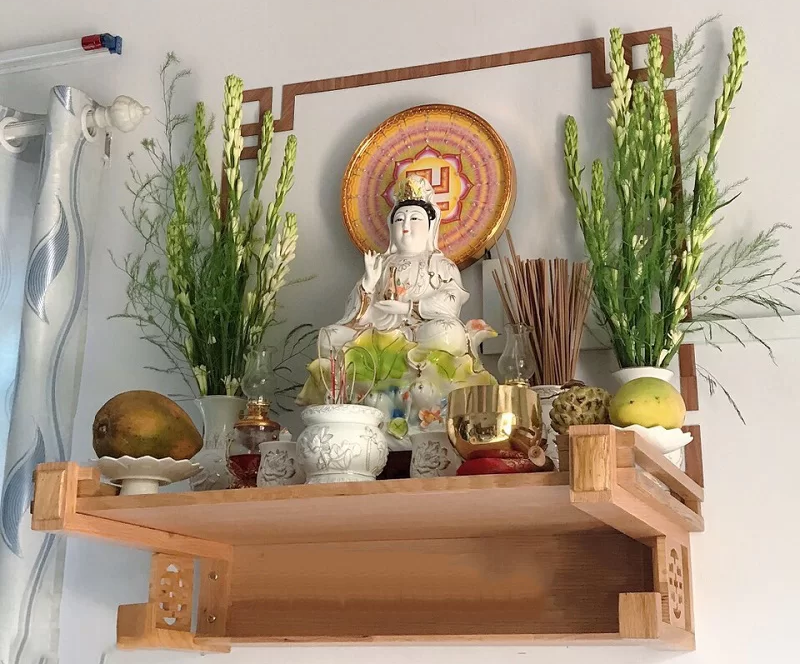 Cách thờ mẹ quan âm