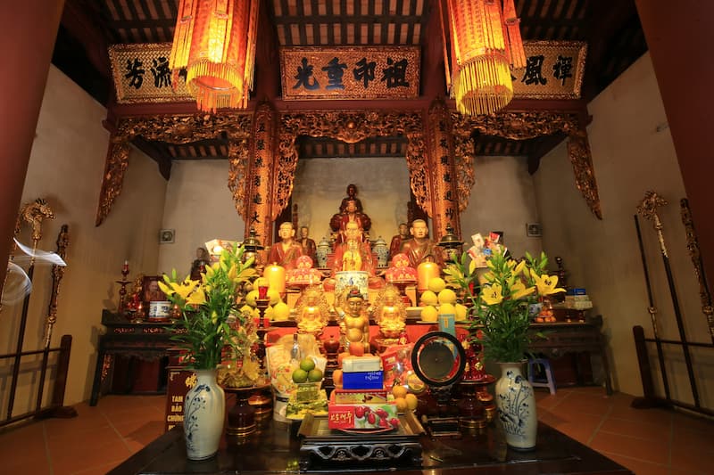 hoành phi câu đối ở chùa