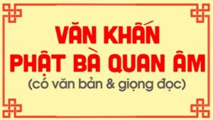 văn khấn phật bà quan âm tại nhà