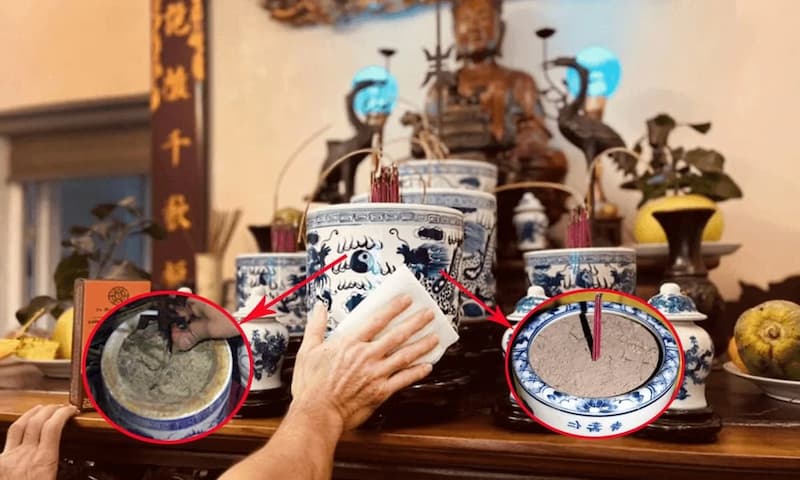 văn khấn xin tỉa chân nhang bàn thờ 